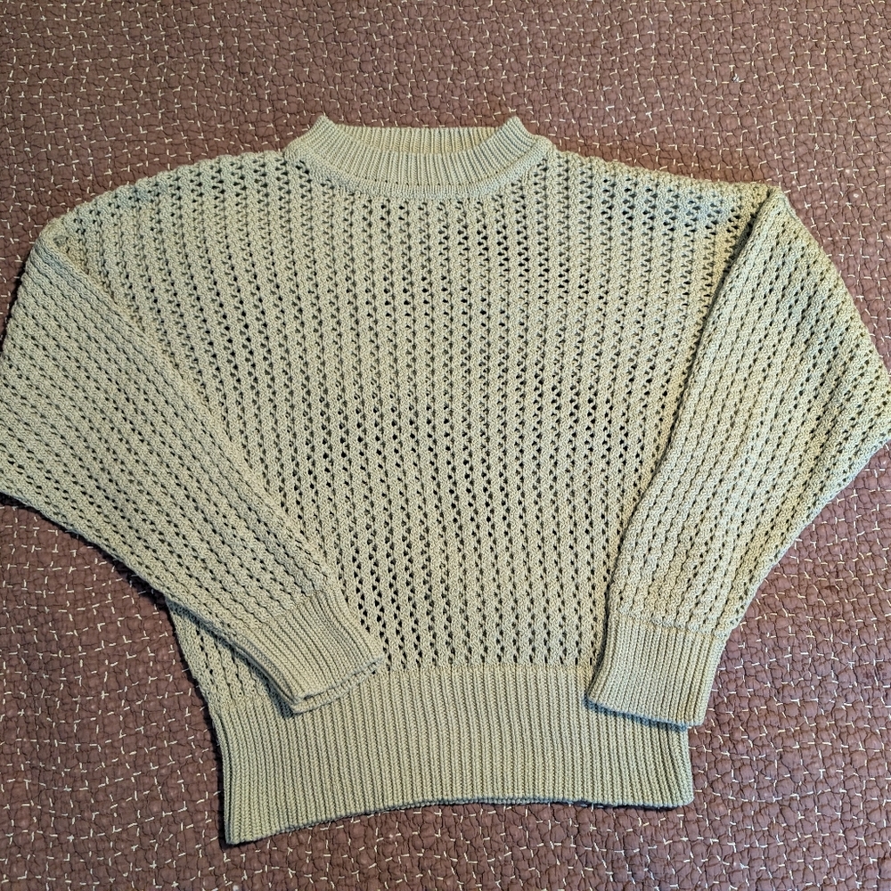 Micaela Greg Ridge Sweater | Size M in Mint Green